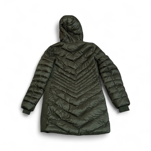 Abercrombie & Fitch 1892 Down Filled Quilted Faux Fur Hooded Parka Puffer - Picture 4 of 10